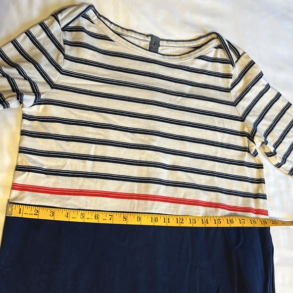 Land's End Women's Heritage Cotton Jersey Elbow Sleeve Dress size S - Picture 14 of 14